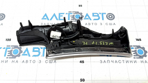Накладка передней панели левая Mercedes W213 E 17-20 без проекции, темное дерево