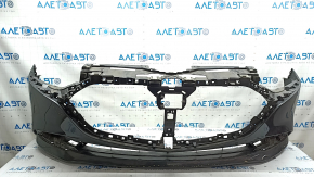 Бампер передній голий Mazda 3 19-26 4d, графіт 46G, роблений, шпакля, зламані кріплення