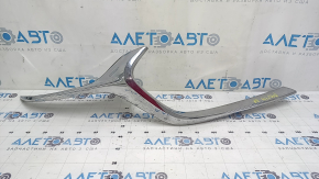 Молдинг решітки радіатора правий Mazda 3 19-26 4d хром, пісок