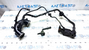 Повітропровід на впуск Mercedes W213 E 300 17-19 2.0T у зборі, тип2, обламана трубка