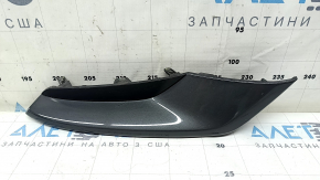 Накладка переднего бампера правая Mazda 3 19-26 4d структура черная, Mexico built, крашена, песок