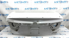 Кришка багажника Honda Accord 18-22 білий NH-883P, під спойлер, зам'ята, подряпини