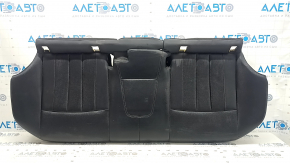 Подушка заднього ряду сидінь 2 ряд BMW 5 G30 21-23 шкіра Sensatec, чорна schwarz з перфорацією, зам'ята, подряпина, потерта