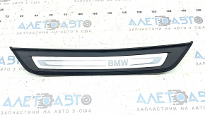 Накладка порога зовнішня ззаду права BMW 5 G30 17-23 хром, подряпини
