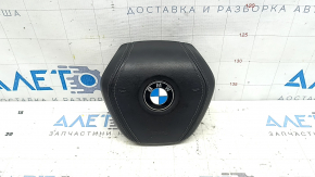 Подушка безопасности airbag в руль водительская BMW 5 G30 17-23 черная, кожа