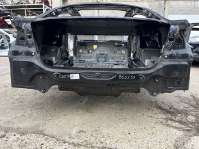 Задня панель BMW 5 G30 17-23 2 частини, на кузові, чорна