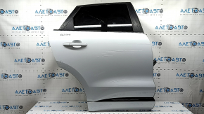 Двері в зборі задні права Jaguar F-Pace X761 17-23 keyless, тонування, молдинги чорний глянець, білий 1AA, тички