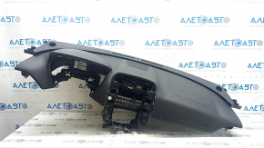 Торпедо передня панель з AIRBAG Jaguar F-Pace X761 17-20 чорна, іржавий піропатрон