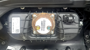Торпедо передняя панель с AIRBAG Jaguar F-Pace X761 17-20 черная, ржавый пиропатрон