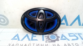 Емблема TOYOTA двері багажника Toyota Highlander 20-26 чорна, hybrid