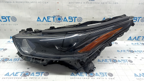 Фара передня ліва Toyota Highlander 21-26 LED+LED DRL темна, пісок
