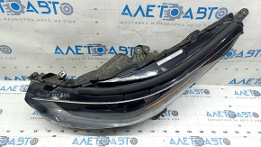 Фара передняя левая Toyota Highlander 21-26 LED+LED DRL темная, песок