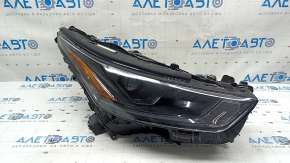 Фара передняя правая Toyota Highlander 21-26 LED+LED DRL темная, песок
