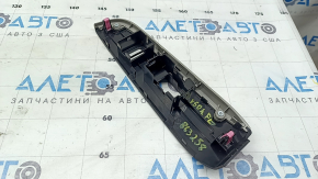 Накладка управління склопідйомниками передня права Toyota Camry v50 12-14 usa під сіре дерево, подряпини, під чищення