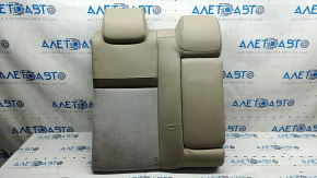 Спинка заднего ряда 2 ряд правая Toyota Camry v50 12-14 usa кожа беж, вставка ткань, с подлокотником, под химчистку, вмятина
