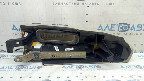 Подушка безпеки airbag заднього лівого сидіння Toyota Camry v50 12-14 hybrid usa бежева шкіра, під хімчистку, вм'ятини, подряпини