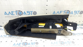 Подушка безпеки airbag заднього правого сидіння Toyota Camry v50 12-14 hybrid usa бежева шкіра, під хімчистку, вм'ятини