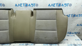 Подушка заднього сидіння 2 ряд Toyota Camry v50 12-14 usa шкіра беж, вставка тканина, під хімчистку, вм'ятина