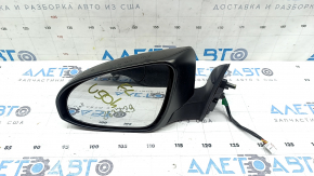 Дзеркало бічне ліве у зборі Toyota Camry v50 12-14 6 пінів, BSM, підігрів, чорне, подряпини