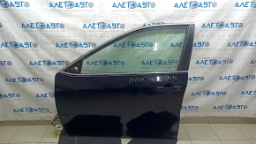 Дверь в сборе передняя левая Toyota Camry v50 12-14 usa keyless, черный 218, тычка на хроме