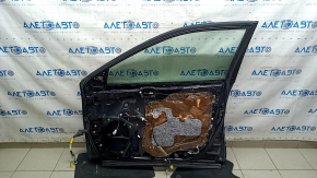Вид внутренней стороны двери передней правой Toyota Camry V50 2012-2014, детали в сборе без повреждений