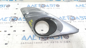 Обрамлення птф праве Toyota Camry v50 12-14 usa XLE хром, 2 частини, пісок, тички