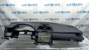 Торпедо передняя панель с AIRBAG Toyota Camry v50 12-14 usa черная, царапины, надрыв