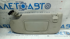 Козирок лівий Ford Fusion mk5 17-20 світло-сірий, без гачка, без заглушки, з підсвічуванням, під чищення
