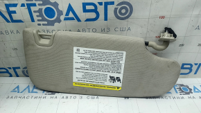 Козырек левый Ford Fusion mk5 17-20 светло-серый, без крючка, без заглушки, с подсветкой, под чистку