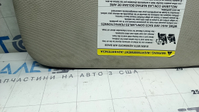 Козырек левый Ford Fusion mk5 17-20 светло-серый, без крючка, без заглушки, с подсветкой, под чистку