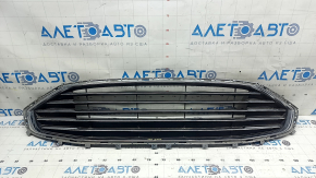 Решітка радіатора grill у зборі з обрамленням Ford Fusion mk5 19-20 хром, пісок