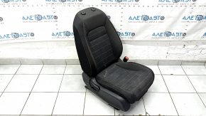 Пасажирське сидіння Honda CRV 23-26 без airbag, механічне, підігрів, тканина чорна з помаранчевим рядком, Sport, під хімчистку