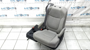 Задній ряд сидінь 2 ряд лівий Toyota Sienna 21-22 без airbag, механічне, сіра тканина, з сірим ременем безпеки, під хімчистку