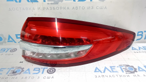 Фонарь внешний крыло правый Ford Fusion mk5 17-20 с хром молдингом, царапины