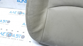Обшивка подушки пассажирского сиденья Toyota Prius 30 10-15 кожа бежевая, перфорация, подогрев, замята, под химчистку