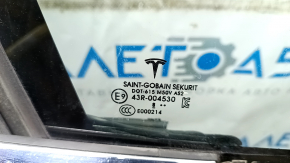Дверь в сборе передняя правая Tesla Model X 16-21 графит PMNG, царапины на ручке, царапины, дефект уплотнителя