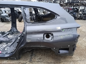 Чверть крило ззаду ліва Toyota Highlander 20-26 під BSM, графіт, на кузові, тички