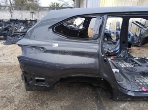 Чверть крило ззаду права Toyota Highlander 20-26 під BSM, графіт, на кузові, тички, град