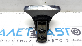 Эмблема передняя решетки радиатора grill Tesla Model X 16-21 трещины, песок