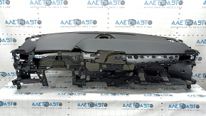 Торпедо передняя панель с AIRBAG Toyota Sienna 21-26 без проекции, черная, царапины