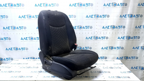Пасажирське сидіння Nissan Leaf 13-13 без airbag, механічне, тканина чорна, під чищення