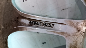 Стенд графической информации о характеристиках диска: R17 x 7.5J 55MM.