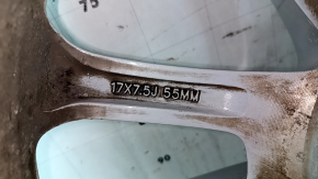 Четкое изображение маркировки диска 17X7.5J, подходит для Ford Fusion.