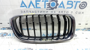Решітка радіатора grill права BMW 3 F30 4d 12-18 sport line, пісок, надлом кріплення