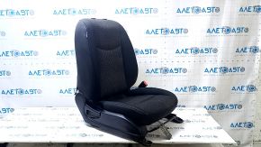 Пасажирське сидіння Nissan Leaf 13-13 без airbag, механічне, підігрів, тканина чорна