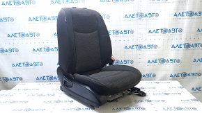 Пасажирське сидіння Nissan Leaf 13-13 без airbag, механічне, тканина чорна, під чистку