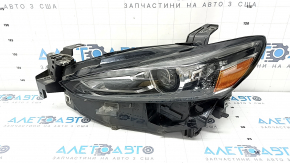 Фара передняя левая в сборе Mazda 6 18-21 usa LED без AFS, полез лак, под полировку, царапина