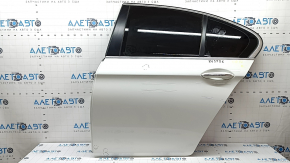 Двері в зборі задня ліва BMW 5 F10 11-16 keyless, ручка з хром, білий 300, тички
