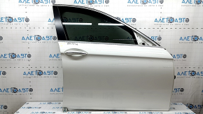 Дверь в сборе передняя правая BMW 5 F10 11-16 keyless, ручка с хром, белый 300