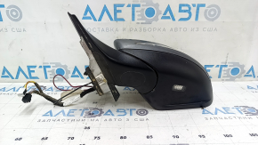 Дзеркало бічне ліве у зборі Mercedes C-class W205 15-21 10+8+2 пінів, поворотник, підігрів, з підсвічуванням, автозатемніння, BSM, графіт, подряпини